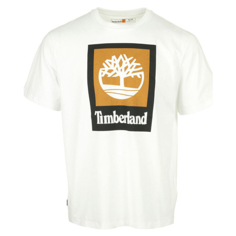 Timberland Colored Short Sleeve Tee Bílá