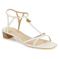 Lauren Ralph Lauren FALLON-SANDALS-FLAT SANDAL Bílá