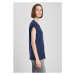 Ladies Extended Shoulder Tee - darkblue