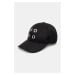 Kšiltovka Rick Owens Baseball Cap černá barva, hladká, DA02D2478.MUES1