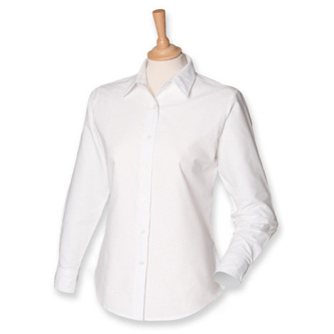 Henbury Dámská košile s dlouhým rukávem H511 White
