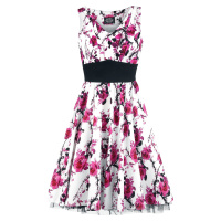 H&R London Pink Floral Dress Šaty bílá/ružová