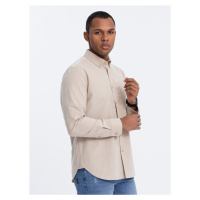 Pánská bavlněná košile REGULAR FIT s kapsou V2 - ESPIR