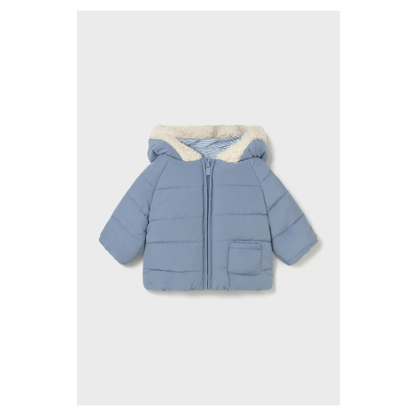 Kojenecká bunda Mayoral Newborn modrá barva, 2410