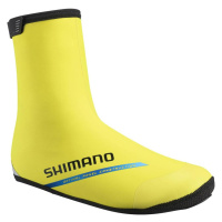 SHIMANO Cyklistické návleky na tretry - XC THERMAL - žlutá