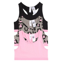 Podprsenkový top s měkkou organickou bavlnou (3 ks v balení)