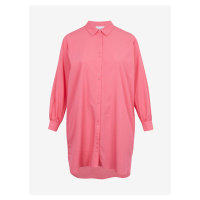 Růžová dámská dlouhá košile Fransa - Dámské