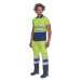 Cerva Cadiz Pánská HI-VIS polokošile 03050053 žlutá/navy