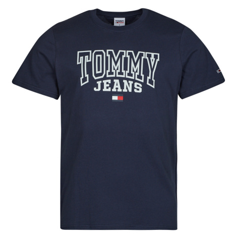 Tommy Jeans TJM RGLR ENTRY GRAPHIC TEE Tmavě modrá Tommy Hilfiger