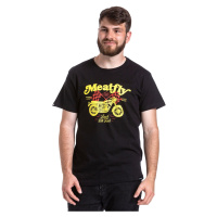 Meatfly pánské tričko Loud And Fast Black | Černá