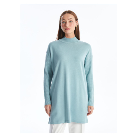 LC Waikiki Half Turtleneck Plain Long Sleeve Women's Knitwear Tunic