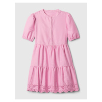 Růžové holčičí šaty GAP
