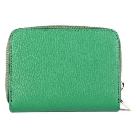 Dámské malé italské penezenky kožené na zip Italiana