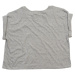 Mantis Dámský crop top z organické bavlny P96 Heather Grey Melange