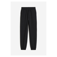 H & M - Kalhoty jogger - černá