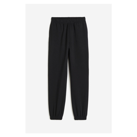 H & M - Kalhoty jogger - černá H&M