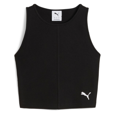 Puma WARDROBE ESS RIBBED CROP TOP Dámské tílko XL 629765-01