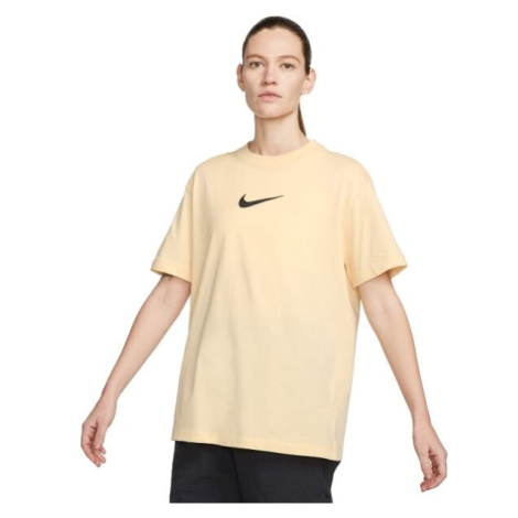 Nike SPORTSWEAR Dámské tričko, béžová, velikost