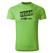 DOBRÝ TRIKO Pánské funkční tričko s potiskem Vegan, protože chci