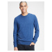 GAP Svetr crewneck sweater Modrá