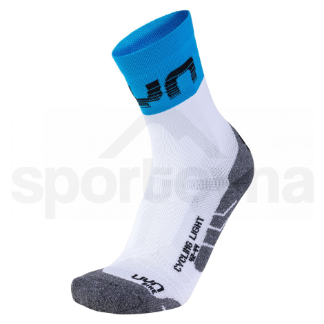 Pánské ponožky UYN Cycling Light Sock - bílá/modrá /47