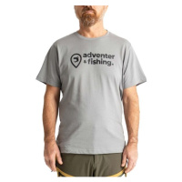 ADVENTER & FISHING COTTON SHIRT Pánské tričko, šedá, velikost