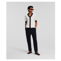 Kalhoty karl lagerfeld tailored relaxed pants black iris