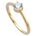 Esprit Pozlacený prsten se zirkonem Sole ESRG013912