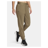 Kalhoty Under Armour Rival Hi Rise Woven Pant Wmn Brown