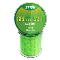 Zfish vlasec green cast carp line - 0,26 mm 1000 m