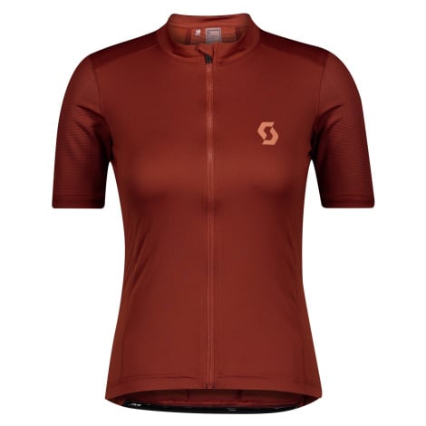 Dámský cyklistický dres Scott Endurance 10 S/Sl Rust Red/Brick Red