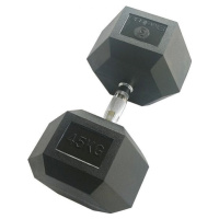 Sveltus Hexagonal Dumbbell 45 kg Černá Jednoruční činka