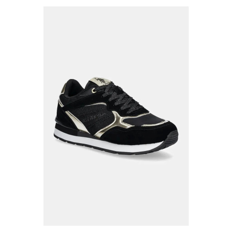 Sneakers boty U.S. Polo Assn. KIKKI černá barva, KIKKI001W/DTY3