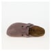 Tenisky Birkenstock Boston Leather Velvet Faded Purple