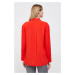 Košile United Colors of Benetton dámská, oranžová barva, regular, s klasickým límcem