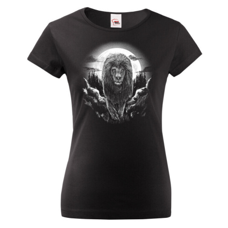 Dámské triko se lvem - triko pro milovníky originálních triček BezvaTriko