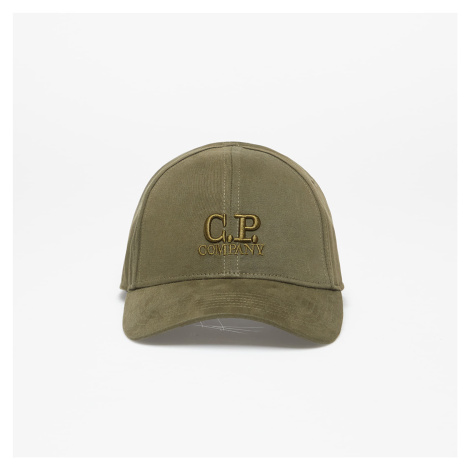 C.P. Company Gabardine Logo Cap Ivy Green CP COMPANY