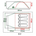 Turistický stan Coleman Kobuk Valley 4 plus
