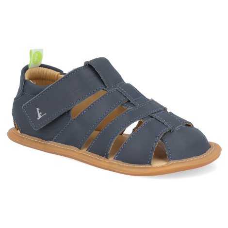 Barefoot dětské sandály Tip Toey Joey - Sandy Navy modré