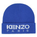 Dětská čepice s příměsí vlny Kenzo Kids tmavomodrá barva, z tenké pleteniny