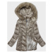 Zimní bunda S´WEST v barvě cappuccino s odepínací kapucí (B8200-12)