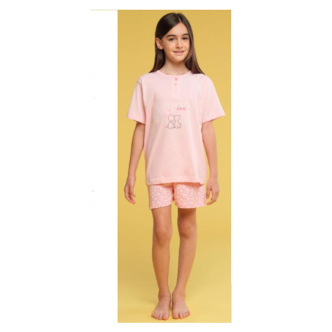 Dívčí pyžamo Karelpiu KC4138 | růžová