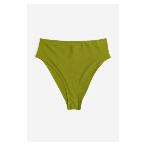 H & M - Bikinové kalhotky brazilian - zelená H&M