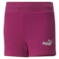 Puma ESSENTIALS+SHORTS Dívčí kraťasy, vínová, velikost