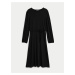 Černé dámské šaty s vázáním v pase Marks & Spencer