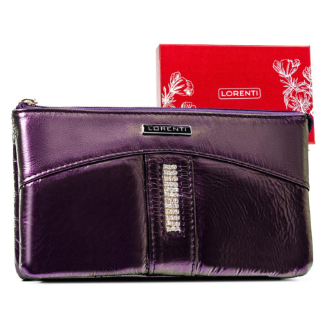 Velká dámská peněženka na zip a přívěsek na klíče Lorenti