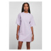 Ladies Organic Heavy Oversized Tee Dress - lilac