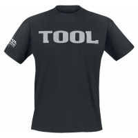 Tool Metallic silver Logo Tričko černá