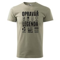 DOBRÝ TRIKO Pánské tričko s potiskem Opravář legenda