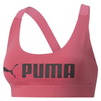 Puma MID IMPACT PUMA FIT Dámská podprsenka, růžová, velikost